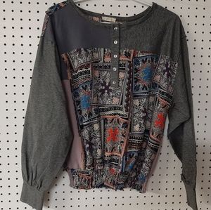 Oddy Brand Long Sleeve Top ~ Small/Med